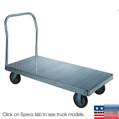 New wise aluminum platform truck treadplate deck 36X72 