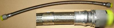 Nos aeroquip 26 inch high pressure hose braided steel