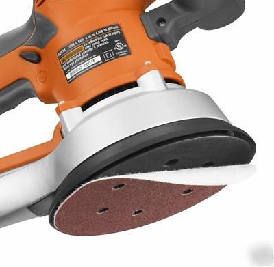 Ridgid 6-inch variable-speed orbit sander dual orbit