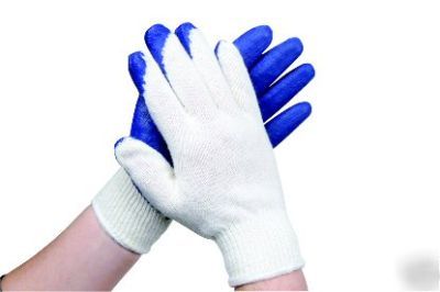 Truline 117993 blue grabber large rubber coated gloves 