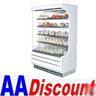 Turbo air display refrigerated merchandiser open tom-50