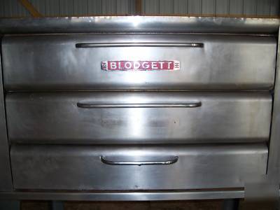 Blodgett 981 stainless steel pizza oven natural gas