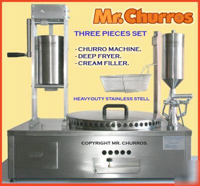 Churrera churro churros heavy-duty churro maker set 