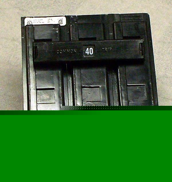 Cutler-hammer 40 amp/3 pole circuit breaker type: ba