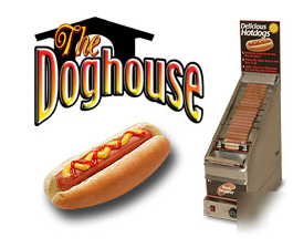 Doghouse hot dog dispenser hotdog steamer merchandiser