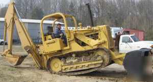 1986 dresser 125E dozer track loader with qa backhoe 