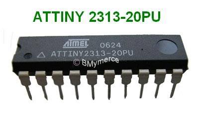 2 x atmel ATTINY2313 20PU avr 8 dip microcontroller pwm