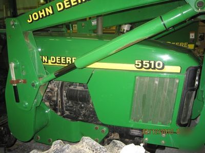 2000 john deere jd 5510 mfwd 4WD cab loader 941 hours