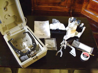 Articulator, facebow, carrying case, fork, inc. guide
