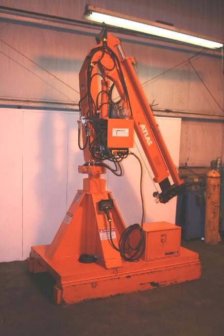 Atlas battery powered crane AK810T, #6333 whl