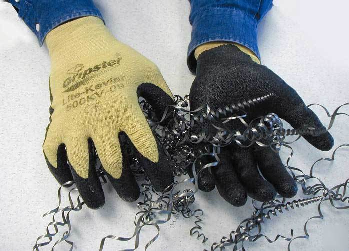 Gripster lite kevlar/lycra cut resistant gloves-medium