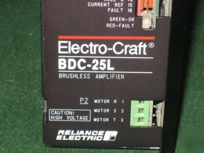 Reliance electric electro-craft bdc-25L 9106-0058