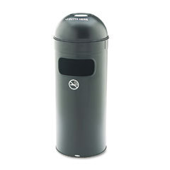 Safco smoker dome indooroutdoor ash n trash receptacle