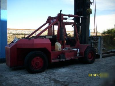 Taylor TM120 big red marina boat forklift