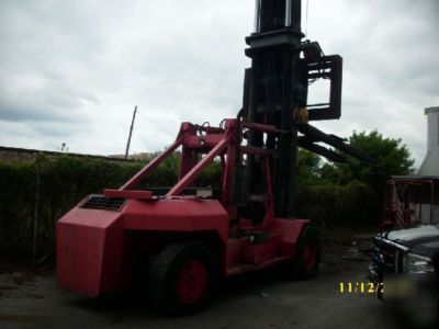 Taylor TM120 big red marina boat forklift