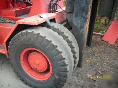 Taylor TM120 big red marina boat forklift