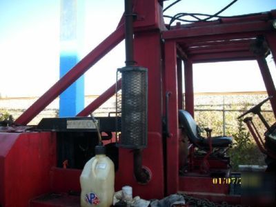 Taylor TM120 big red marina boat forklift