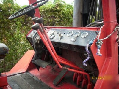 Taylor TM120 big red marina boat forklift