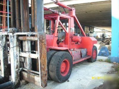 Taylor TM120 big red marina boat forklift