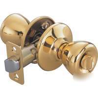 Topmost privacy knob adjustable latch pb vis pk 5764PB-