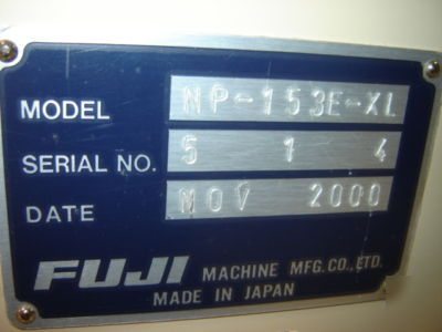 Fuji np 153E-xl pick and place machine np-153E-xl smt 
