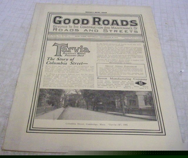 Good roads 1915 construction magazine vol.48, no.25