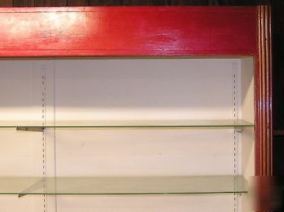 Huge store display case shelving unit curio cabinet