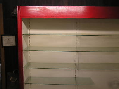 Huge store display case shelving unit curio cabinet