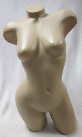 Ladies fleshtone active wear torso form mannequin