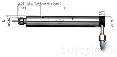 Nsk nakanishi 90Ã‚Â° air motor spindle mss-2506RA 0.98