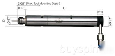 Nsk nakanishi 90Â° air motor spindle mss-2506RA 0.98