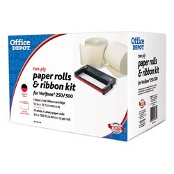 Office depot paper rolls & ribbon verifone kit 250/500
