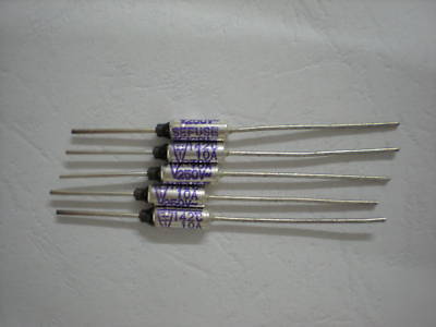 4 pcs microtemp thermal fuse 142â„ƒ tf cut-off 10A 250V