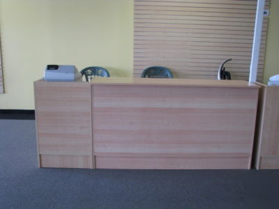 Checkout counter and register stand