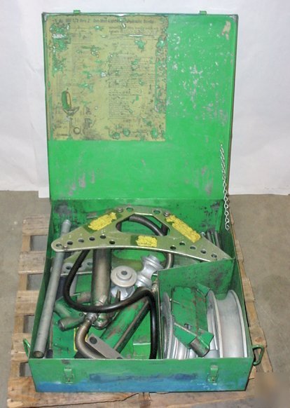 Greenlee 880 hydraulic pipe conduit bender 1-/2