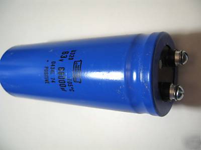 New 25PCS nippon chemi-con 68,000UF 63V lytic capacitor- 