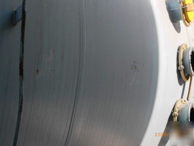 New glass lined vertical storage tank pfaudler pressure