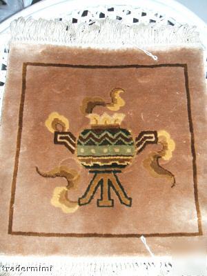 Samovar motif persian rug style mouse pad chic thick 
