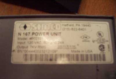 Simco N167 4002321 power supply