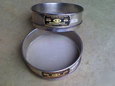 U.s.a. standard testing sieve no. 60 & no. 30 mesh