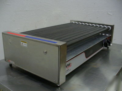 Used apw wyott hotrod hotdog grill hrs-50 hotdog roller