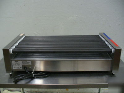 Used apw wyott hotrod hotdog grill hrs-50 hotdog roller