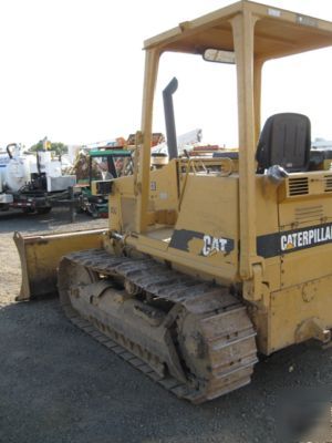 1990 cat D3C track dozer w/ 6 way blade stk # 1173