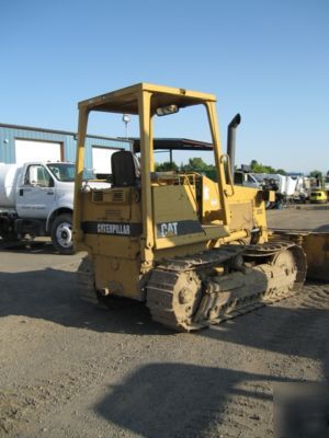 1990 cat D3C track dozer w/ 6 way blade stk # 1173