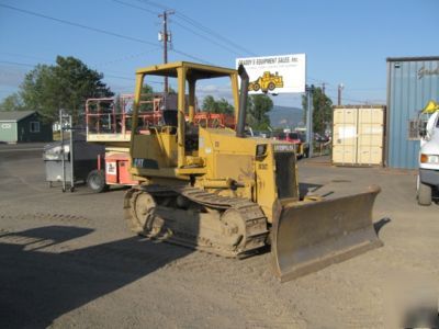 1990 cat D3C track dozer w/ 6 way blade stk # 1173