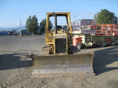 1990 cat D3C track dozer w/ 6 way blade stk # 1173