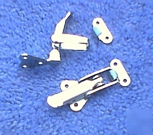 2 toggle fasteners clips latch c/w catch plates 