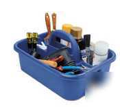 Akro mils blue polypropylene tote caddy