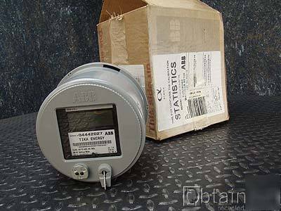 Abb tika energy A1TL watthour meter w/memory unused