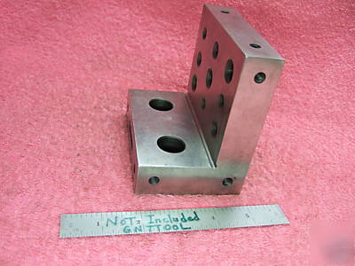 Angle plate toolmaker machinist hardened ground 5/16X18